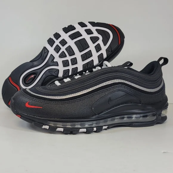 Nike | Shoes | Nike Air Max 97 Black Sports Red Dh83 001  display picture 3